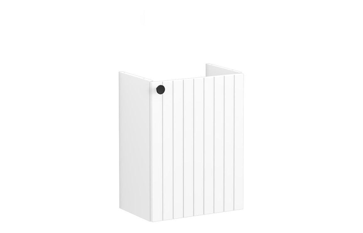 VitrA Root Groove 40cm 1 Door Wall Hung Slim Washbasin Unit - Matt White, Matt Fjord Green, Matt Grey, Matt Dark Blue, Matt Graphite, Matt Light Grey,  Matt Retro Green