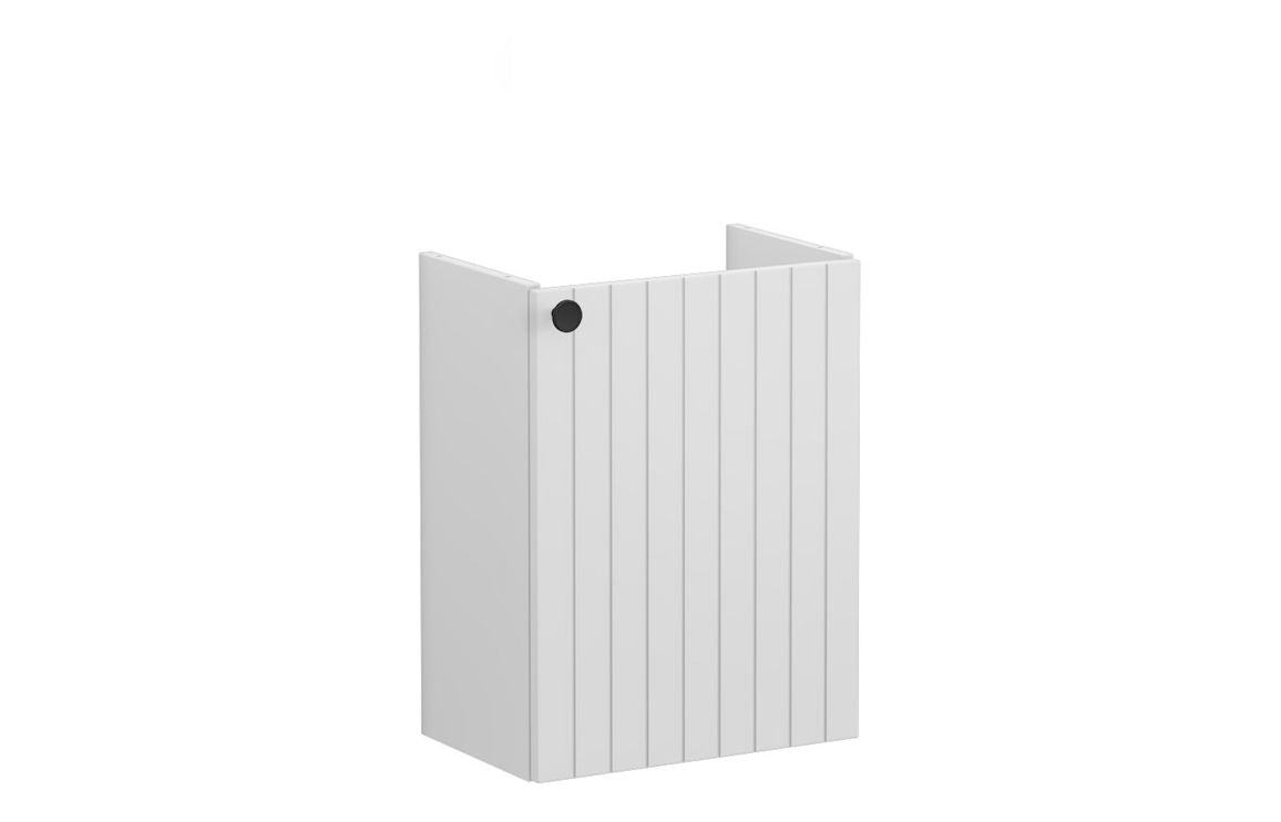 VitrA Root Groove 40cm 1 Door Wall Hung Slim Washbasin Unit - Matt White, Matt Fjord Green, Matt Grey, Matt Dark Blue, Matt Graphite, Matt Light Grey,  Matt Retro Green