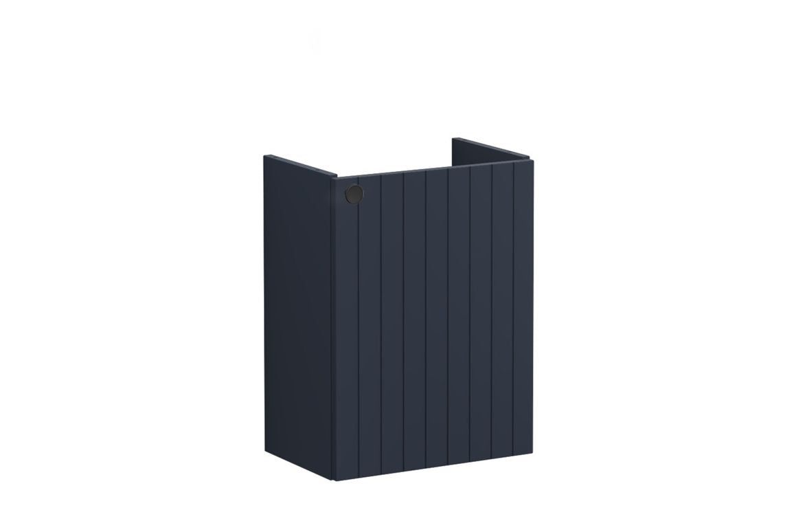 VitrA Root Groove 40cm 1 Door Wall Hung Slim Washbasin Unit - Matt White, Matt Fjord Green, Matt Grey, Matt Dark Blue, Matt Graphite, Matt Light Grey,  Matt Retro Green
