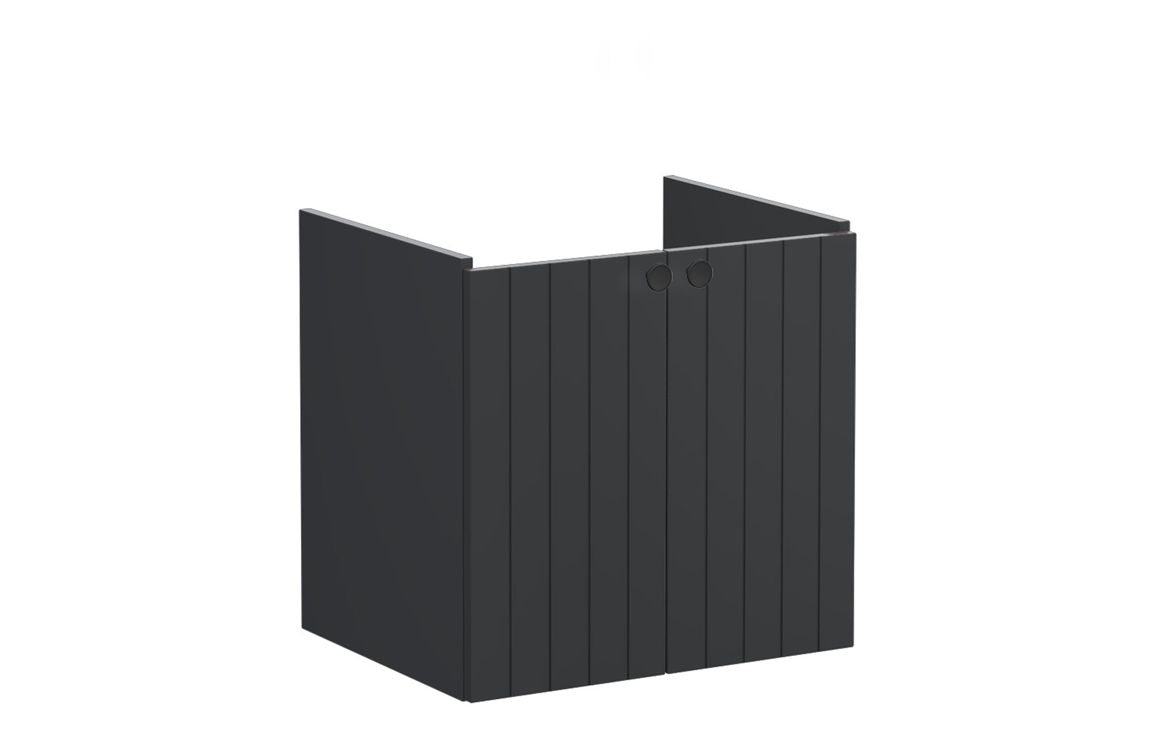 VitrA Root Groove 60cm 2 Door Wall Hung Washbasin Unit - Matt White, Matt Fjord Green, Matt Grey, Matt Dark Blue, Matt Graphite, Matt Light Grey,  Matt Retro Green