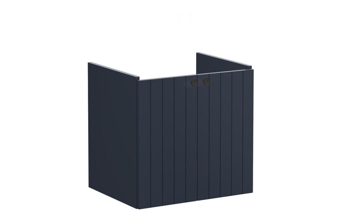 VitrA Root Groove 60cm 2 Door Wall Hung Washbasin Unit - Matt White, Matt Fjord Green, Matt Grey, Matt Dark Blue, Matt Graphite, Matt Light Grey,  Matt Retro Green