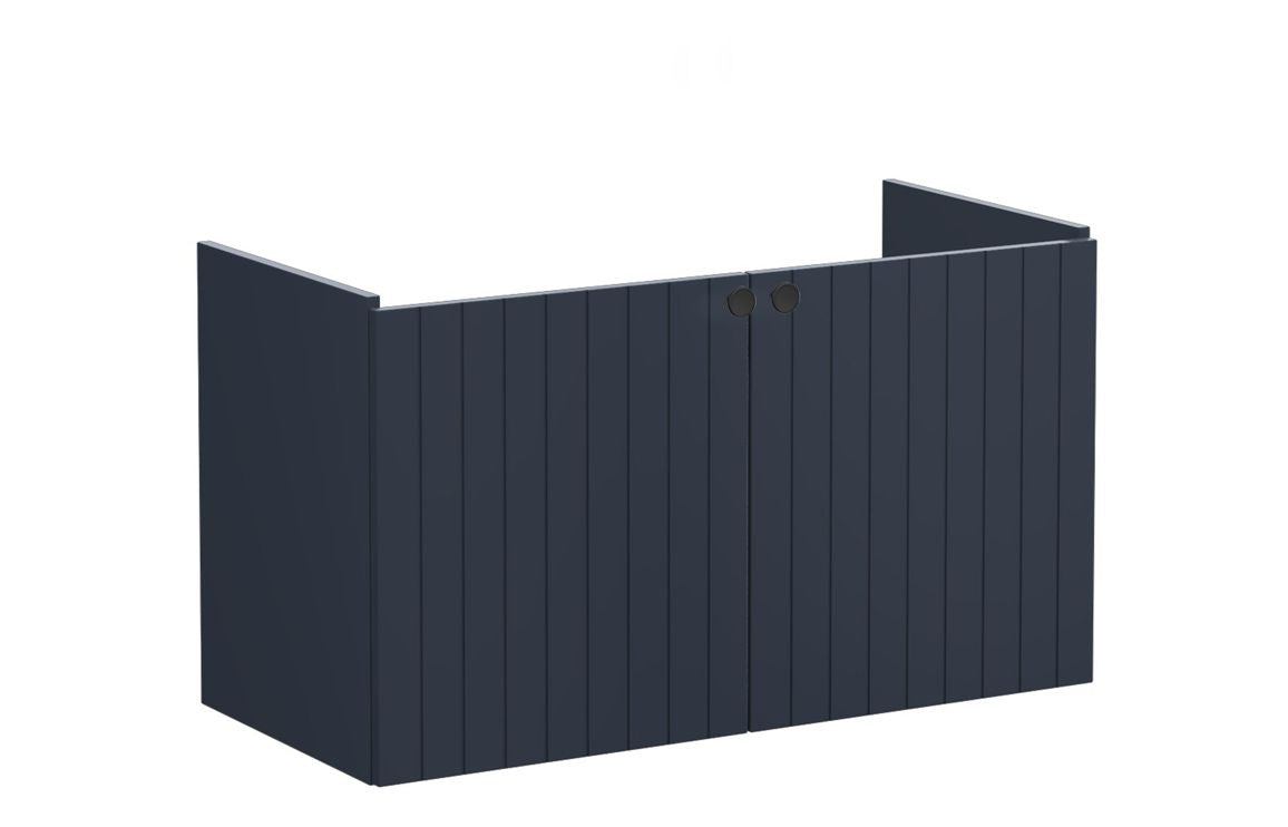 VitrA Root Groove 100cm 2 Door Washbasin Unit - Matt White, Matt Fjord Green, Matt Grey, Matt Dark Blue, Matt Graphite, Matt Light Grey,  Matt Retro Green