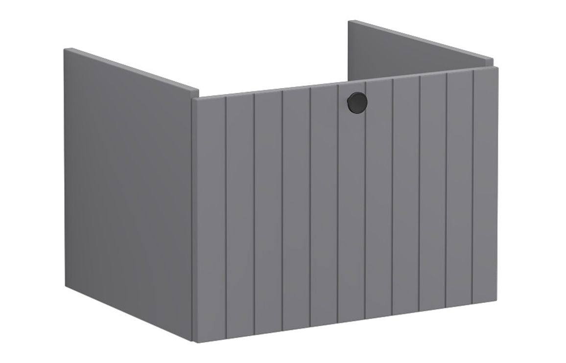 VitrA Root Groove 60cm 1 Drawer Washbasin Unit - Matt White, Matt Fjord Green, Matt Grey, Matt Dark Blue, Matt Graphite, Matt Light Grey,  Matt Retro Green