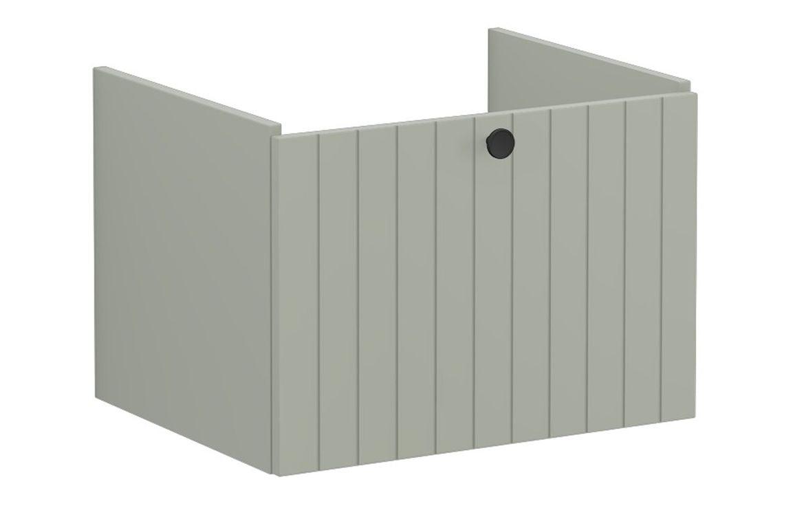 VitrA Root Groove 60cm 1 Drawer Washbasin Unit - Matt White, Matt Fjord Green, Matt Grey, Matt Dark Blue, Matt Graphite, Matt Light Grey,  Matt Retro Green