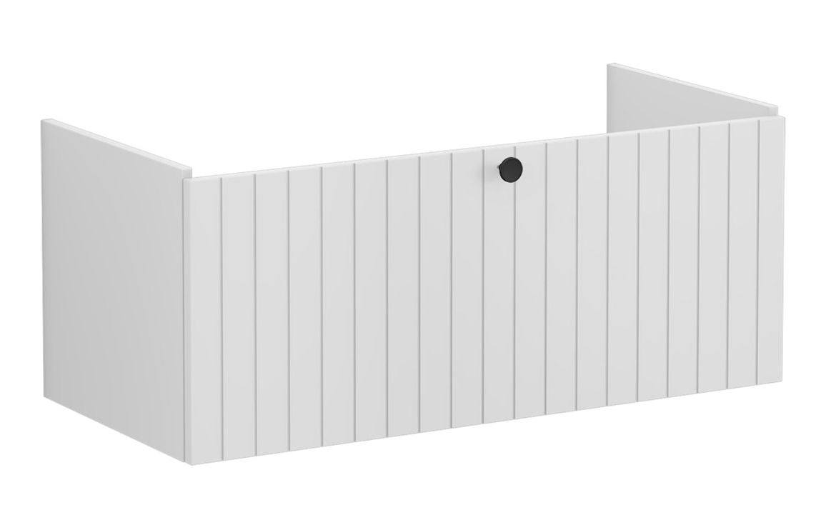 VitrA Root Groove 100cm 1 Drawer Washbasin Unit - Matt White, Matt Fjord Green, Matt Grey, Matt Dark Blue, Matt Graphite, Matt Light Grey,  Matt Retro Green