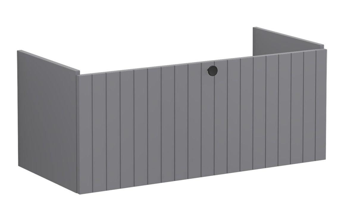 VitrA Root Groove 100cm 1 Drawer Washbasin Unit - Matt White, Matt Fjord Green, Matt Grey, Matt Dark Blue, Matt Graphite, Matt Light Grey,  Matt Retro Green