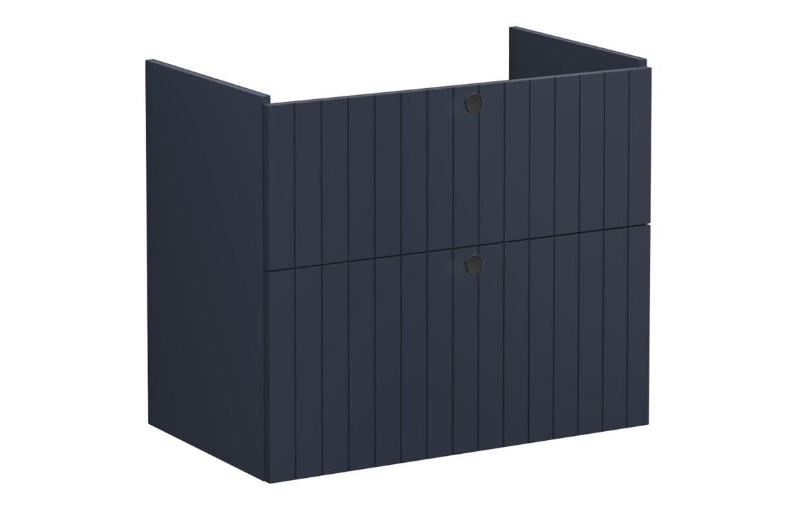 VitrA Root Groove 80cm 2 Drawer Washbasin Unit - Matt White, Matt Fjord Green, Matt Grey, Matt Dark Blue, Matt Graphite, Matt Light Grey,  Matt Retro Green