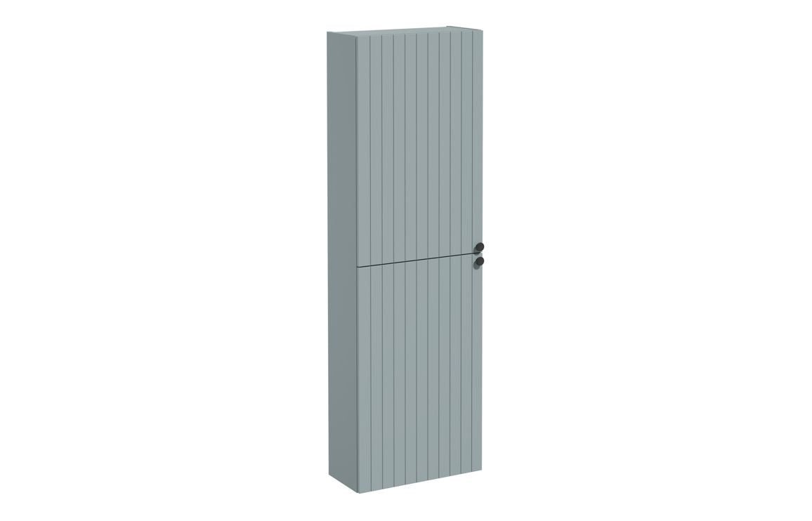 VitrA Root Groove 55cm 2 Door Slim Tall Unit (LH Hinge) - Matt White, Matt Fjord Green, Matt Grey, Matt Dark Blue, Matt Graphite, Matt Light Grey,  Matt Retro Green