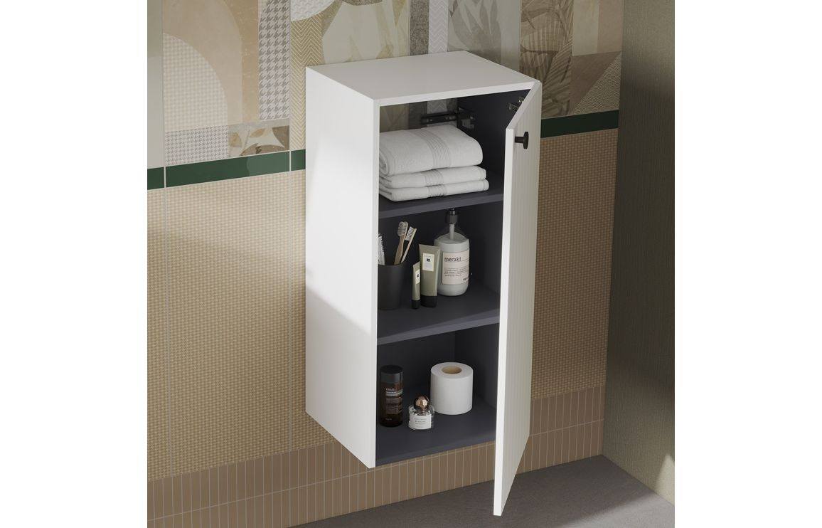 VitrA Root Groove 40cm 1 Door Lower/Base Unit - Matt White, Matt Fjord Green, Matt Grey, Matt Dark Blue, Matt Graphite, Matt Light Grey,  Matt Retro Green