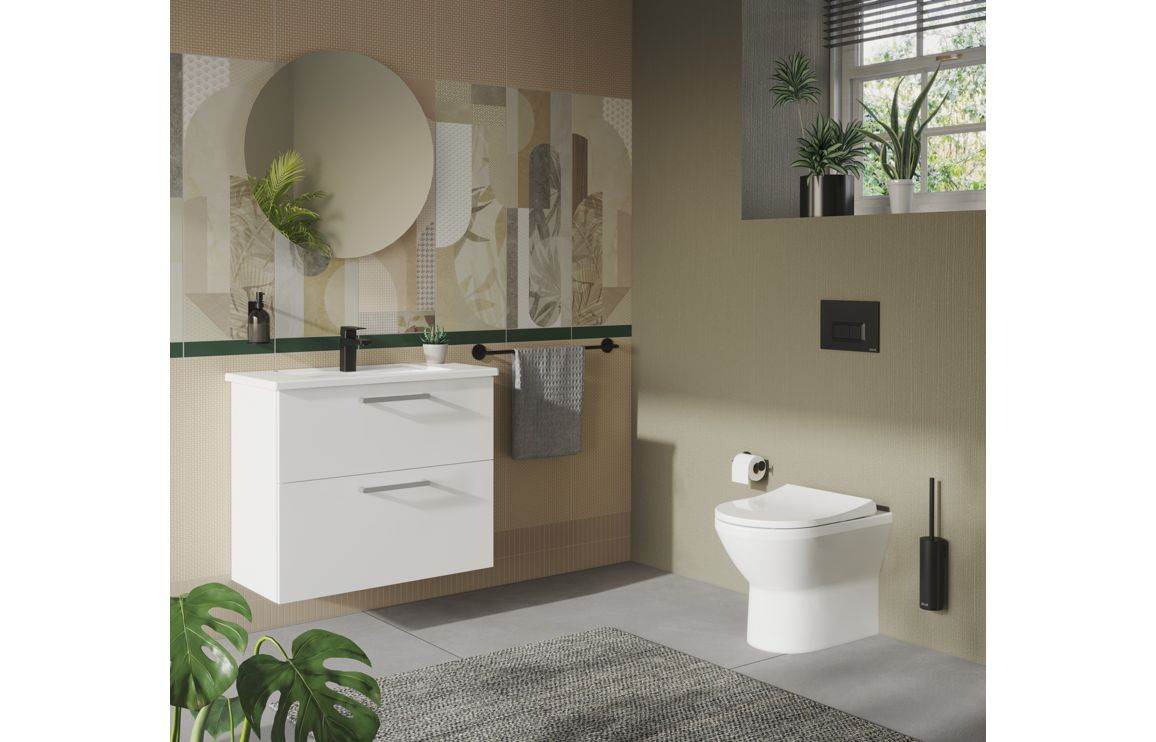 VitrA Integra 800x385mm 1TH Vanity Basin w/Overflow - White