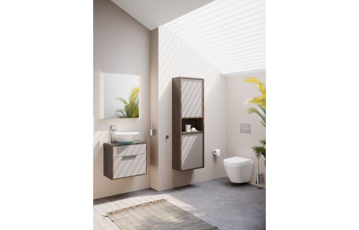 VitrA Integra Rimless Short Projection Wall Hung Pan Only - White