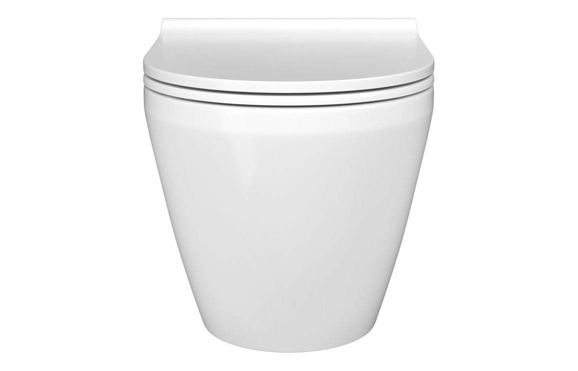 VitrA Integra Rimless Wall Hung Pan Only (Hidden Fix) - White