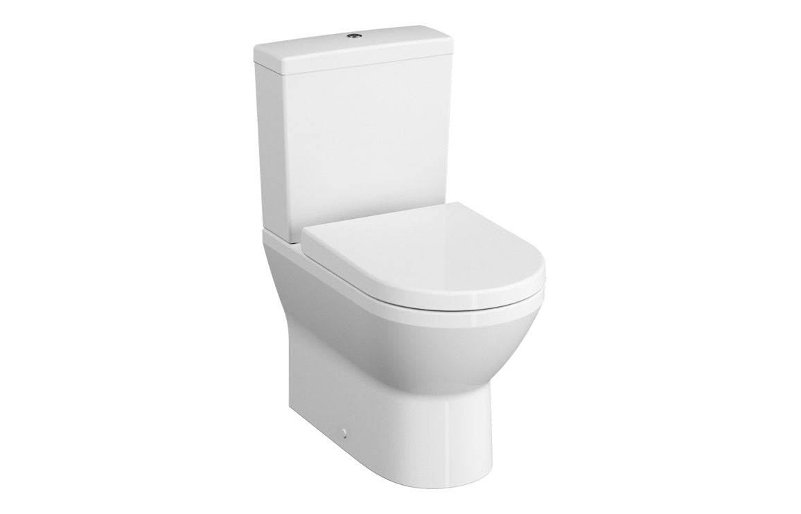 VitrA Integra Rimless Fully Shrouded Close Coupled Pan Only - White