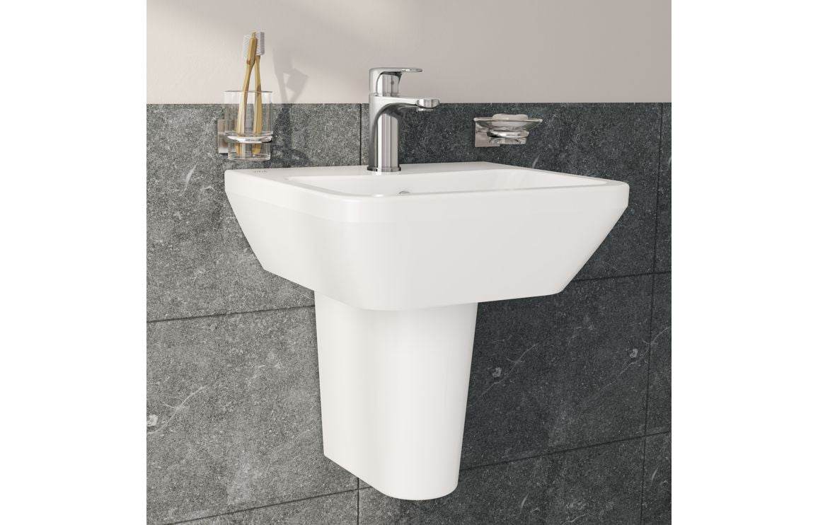 VitrA Integra 445x400mm 1TH Basin w/Overflow - White