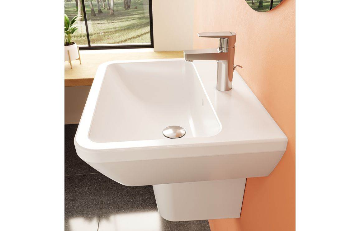 VitrA Integra 550x445mm 1TH Basin w/Overflow - White