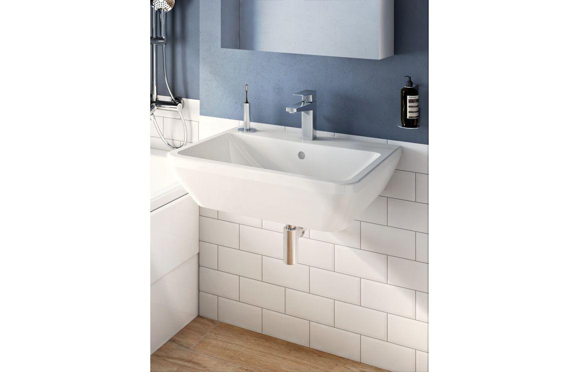 VitrA Integra 650x490mm 1TH Basin w/Overflow - White