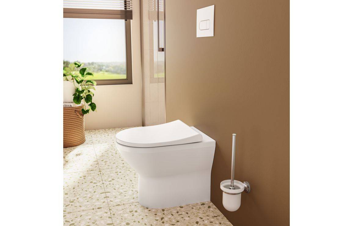 VitrA Integra Rimless Back to Wall Pan Only - White