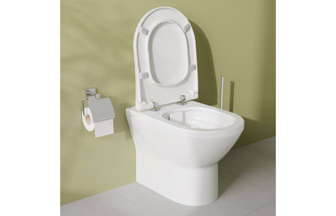 VitrA Integra Rimless Back to Wall Pan Only - White