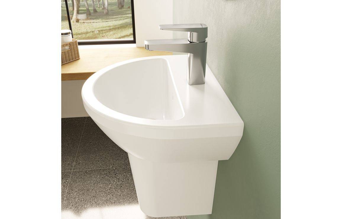 VitrA Integra 450x360mm 1TH Basin w/Overflow - White