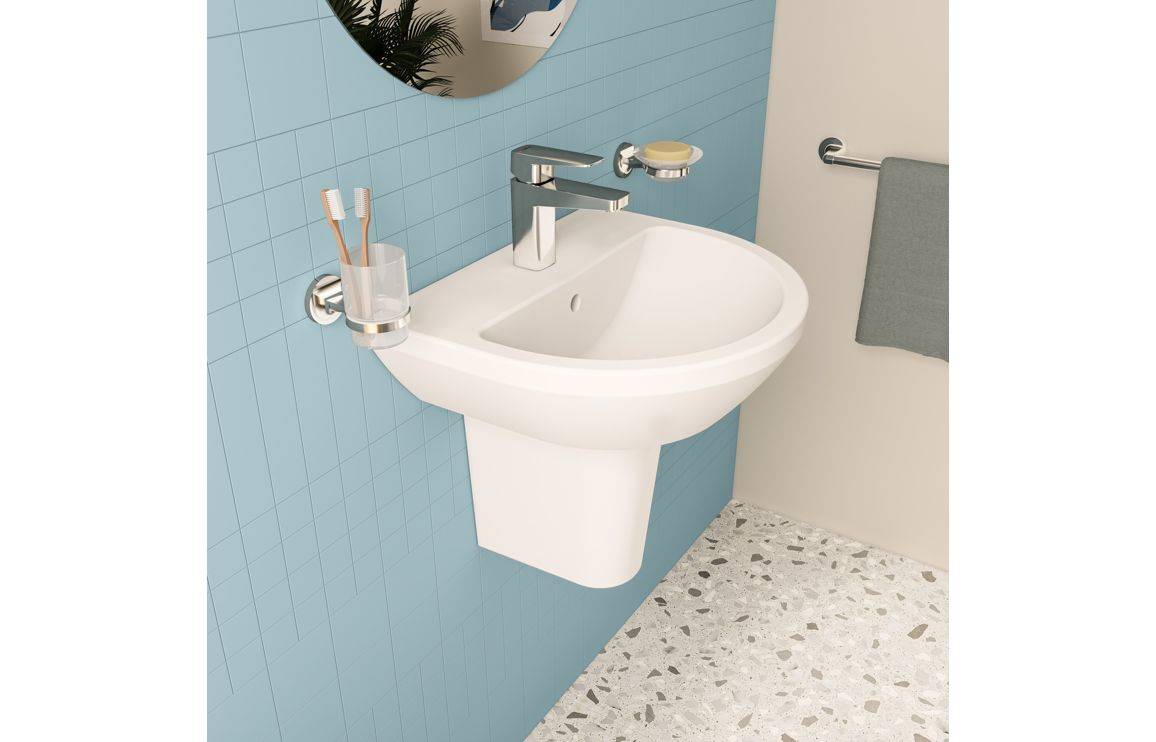 VitrA Integra 495x430mm 1TH Basin w/Overflow - White