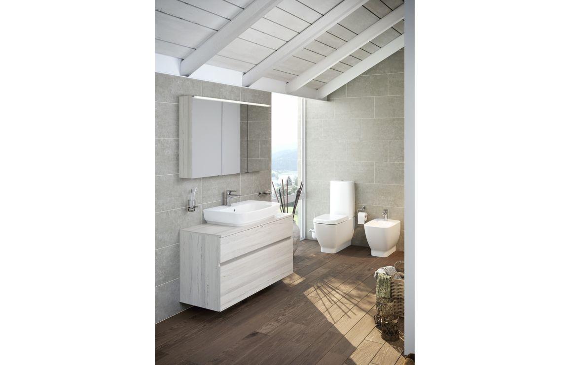 VitrA Integra Square Back to Wall Bidet - White