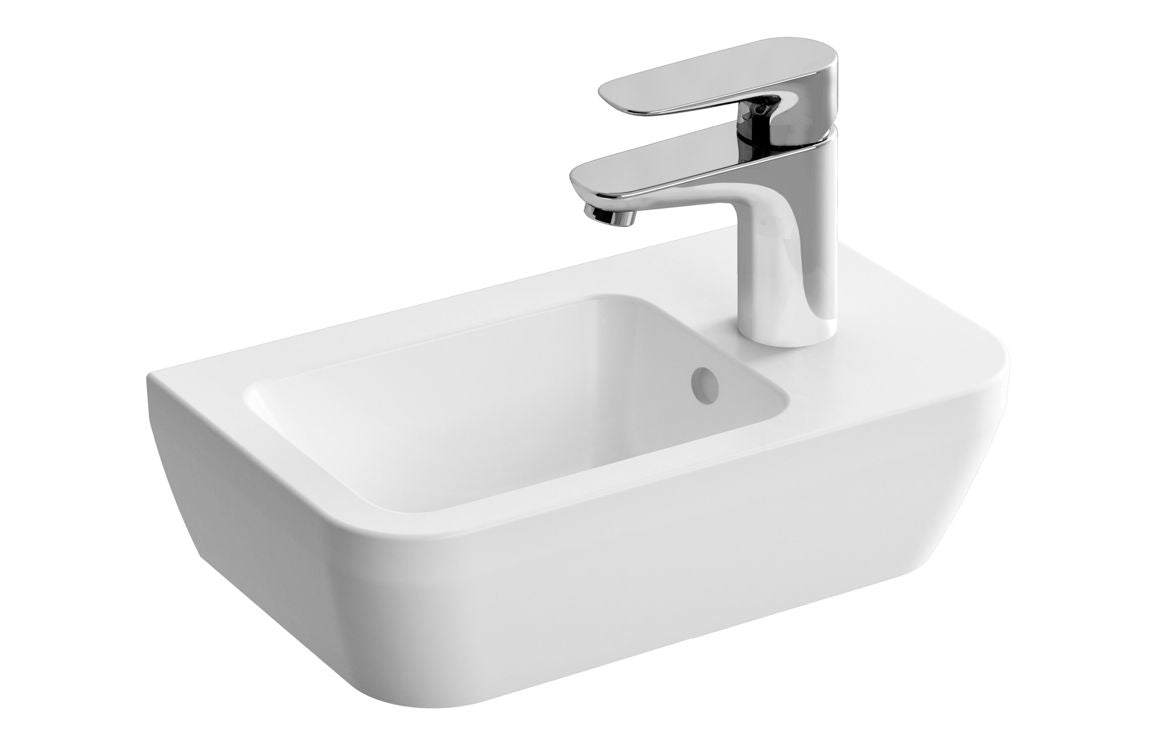 VitrA Integra 370x220mm 0TH Compact Basin w/Overflow - White