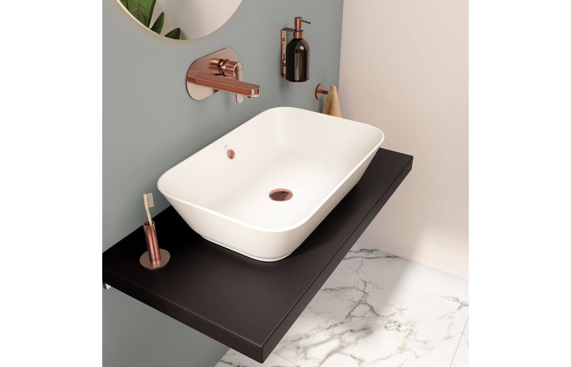 VitrA Geo 600x400mm 0TH Basin - White
