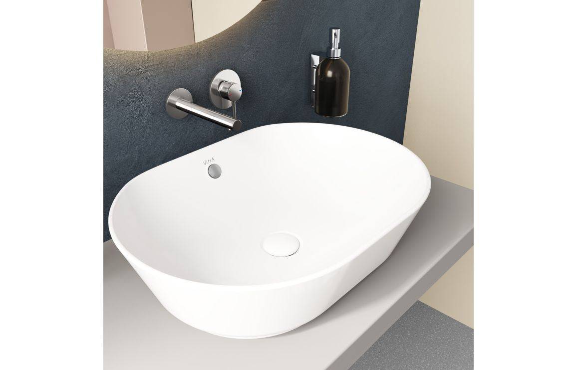 VitrA Geo 545x400mm 0TH Basin - White
