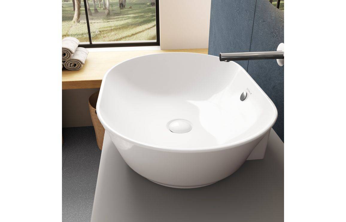 VitrA Geo 545x400mm 0TH Basin - White