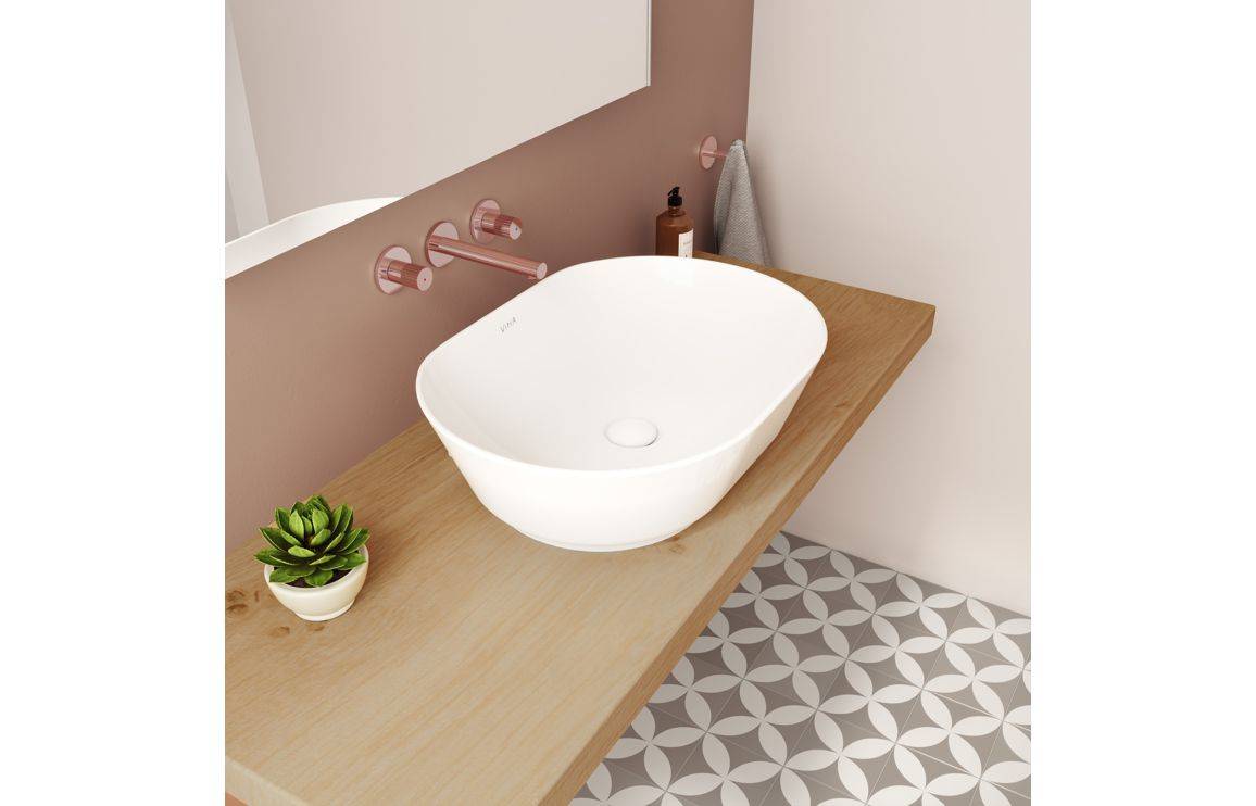VitrA Geo 545x400mm 0TH Basin - White