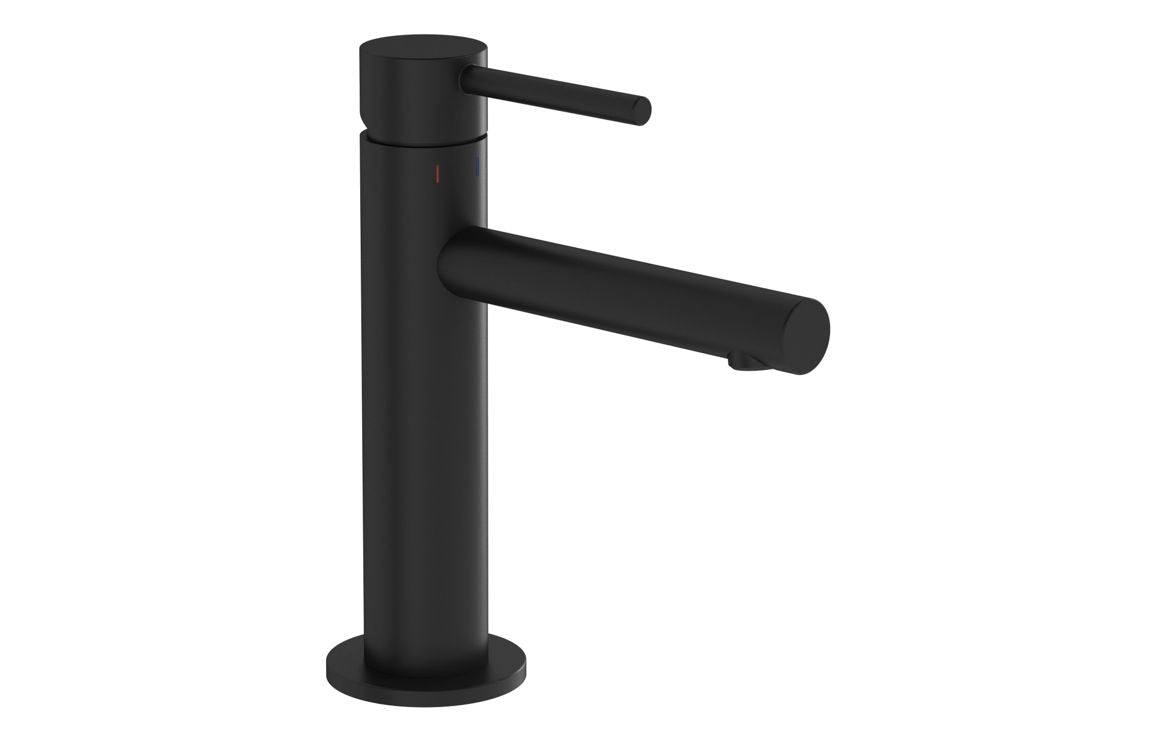 VitrA Origin Basin Mixer: Brushed Nickel, Chrome, Matt Black, Soft Copper