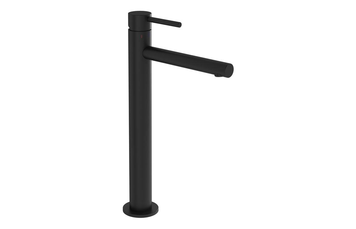 VitrA Origin Extra Tall Basin Mixer: Brushed Nickel, Chrome, Matt Black, Soft Copper