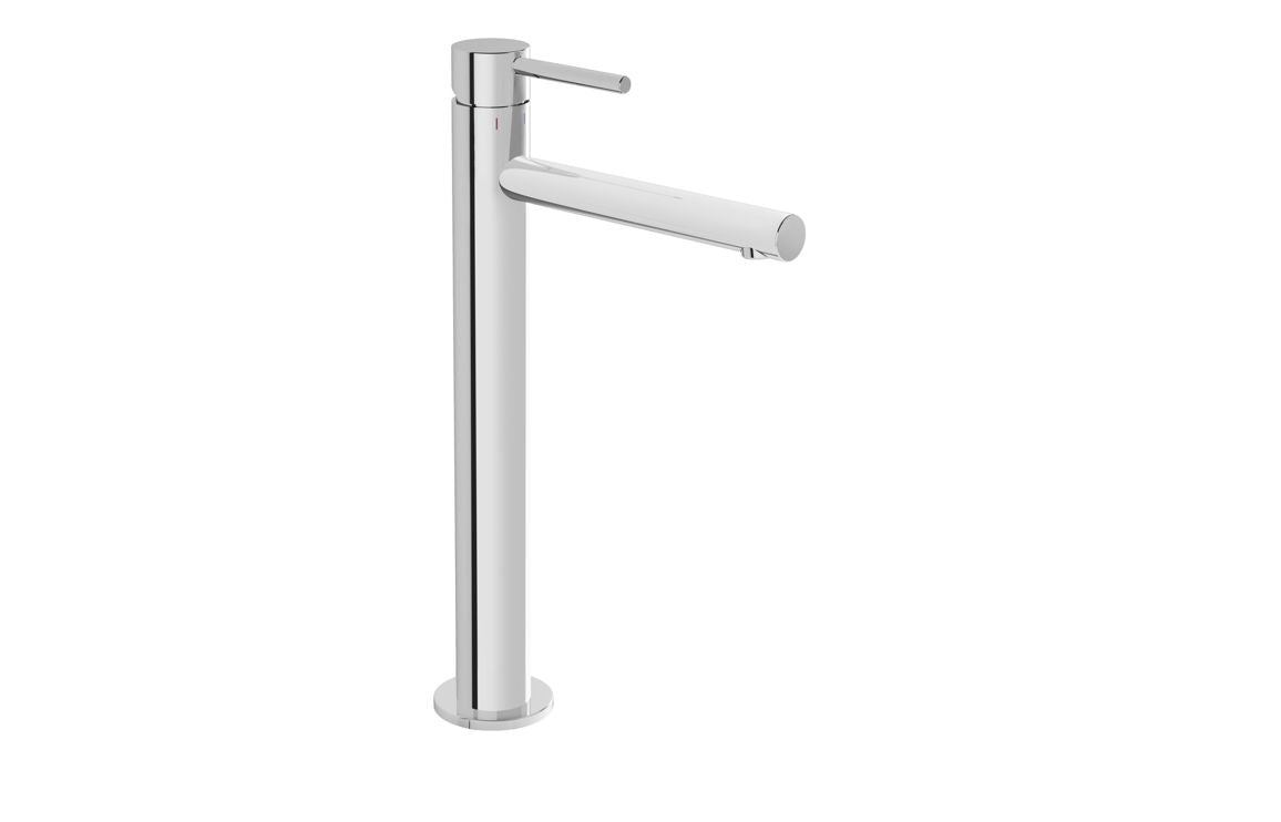 VitrA Origin Extra Tall Basin Mixer: Brushed Nickel, Chrome, Matt Black, Soft Copper