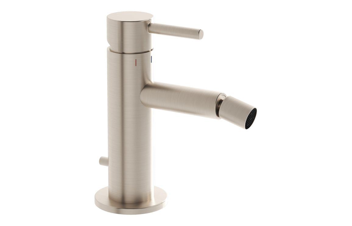 VitrA Origin Bidet Mixer: Brushed Nickel, Chrome, Matt Black, Soft Copper