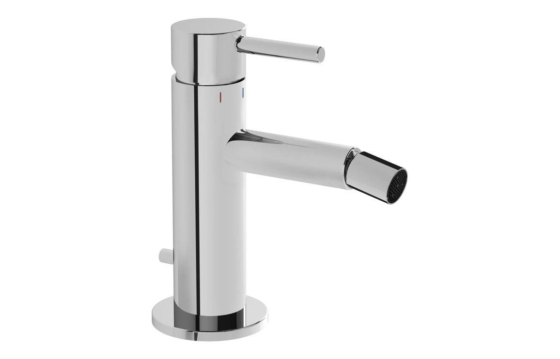 VitrA Origin Bidet Mixer: Brushed Nickel, Chrome, Matt Black, Soft Copper