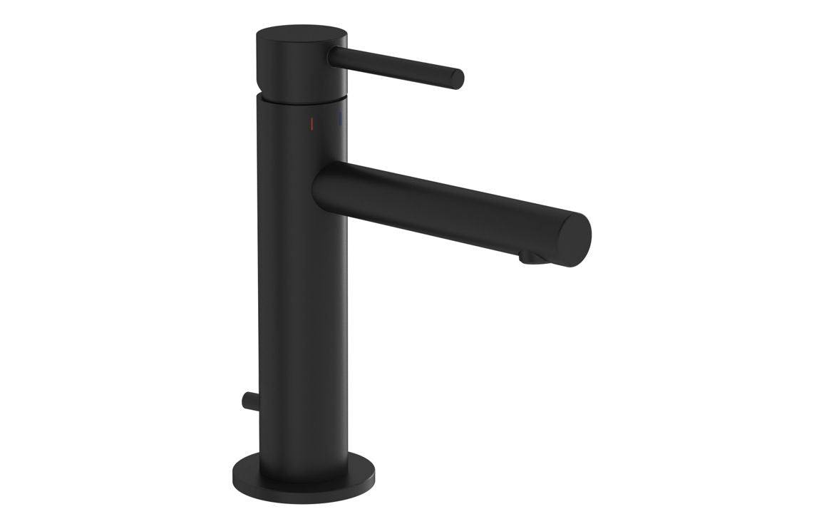 VitrA Origin Basin Mixer w/Waste Lever: Brushed Nickel, Chrome, Matt Black, Soft Copper