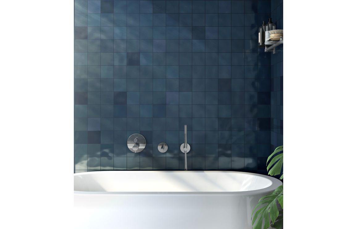 VitrA Origin Wall Mounted Bath Spout: Brushed Nickel, Chrome, Matt Black, Soft Copper