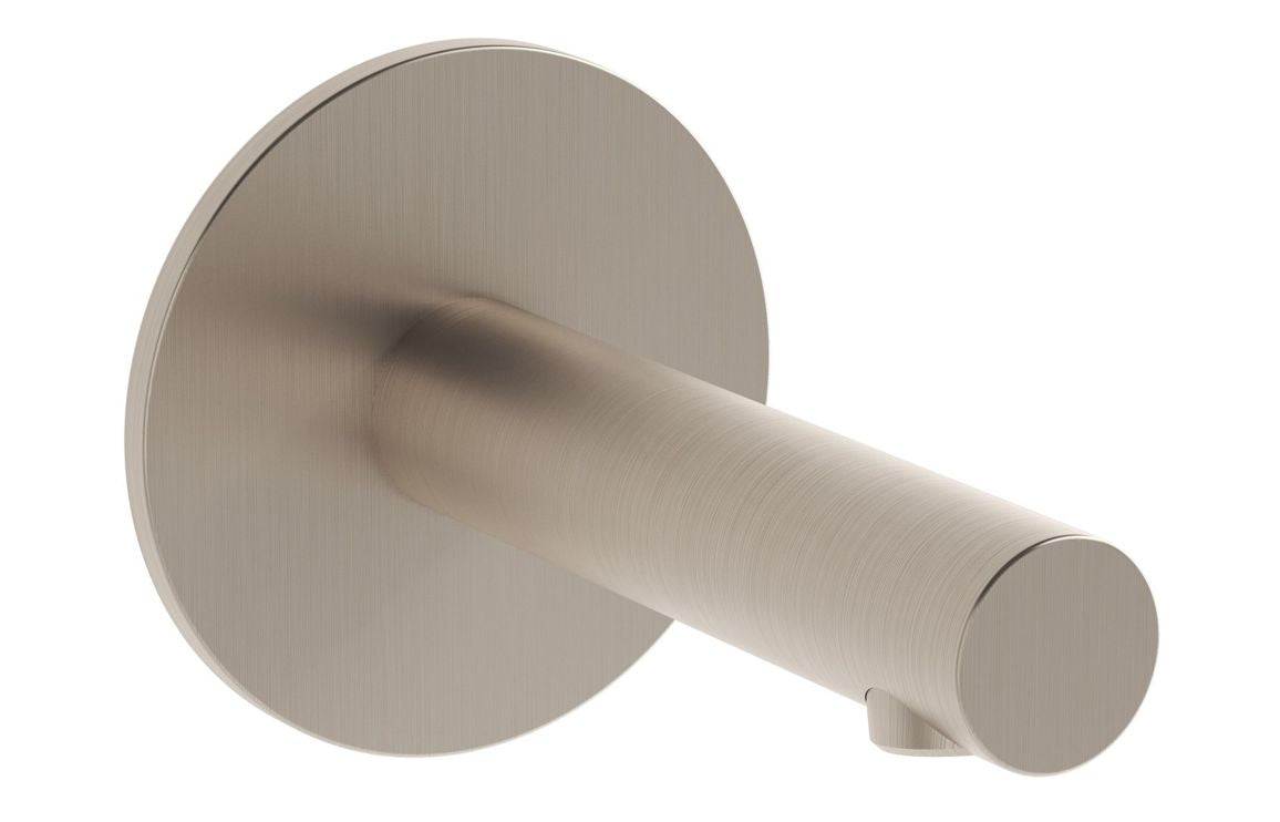 VitrA Origin Wall Mounted Bath Spout: Brushed Nickel, Chrome, Matt Black, Soft Copper