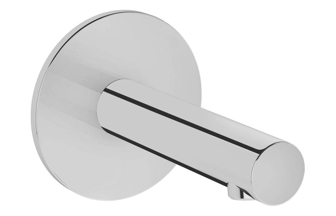 VitrA Origin Wall Mounted Bath Spout: Brushed Nickel, Chrome, Matt Black, Soft Copper