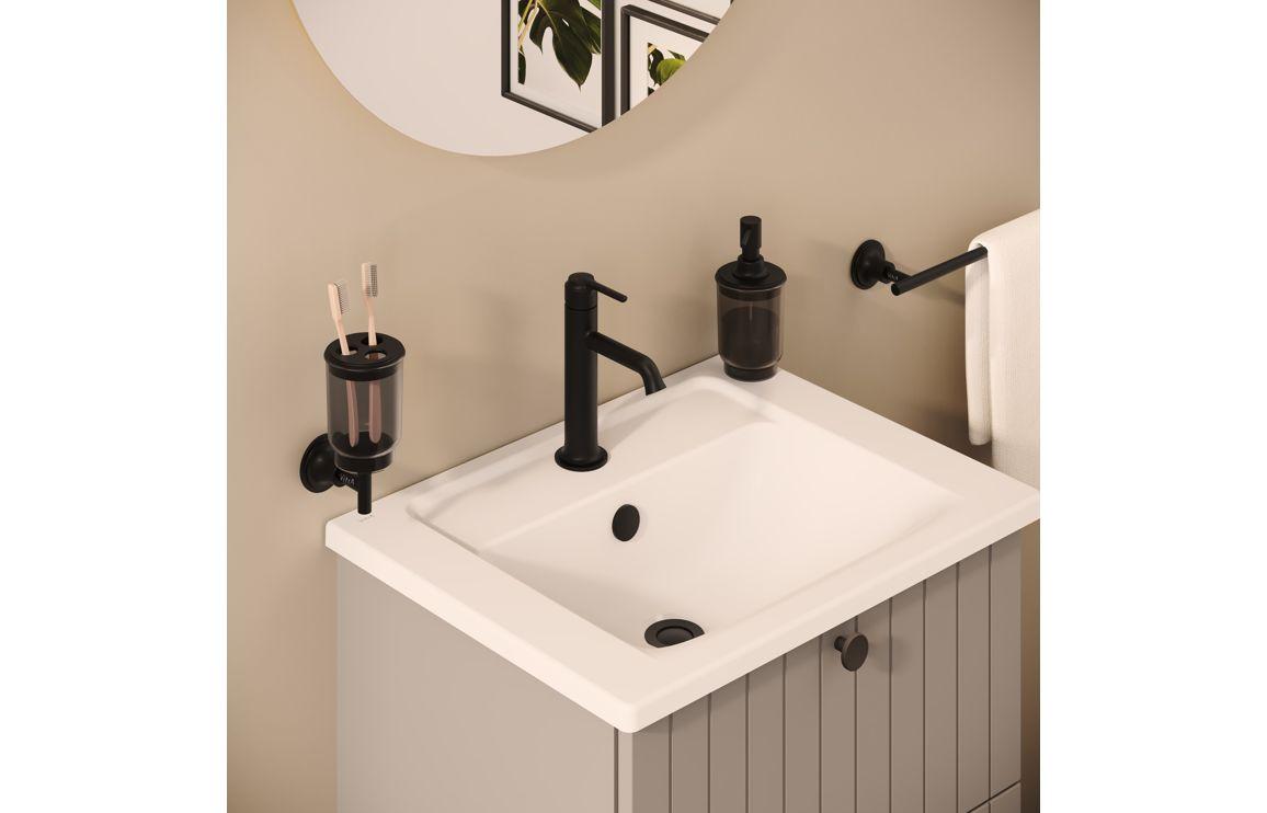 VitrA Origin Classic Basin Mixer (Top Handle): Brushed Gold, Chrome, Matt Black, Soft Copper