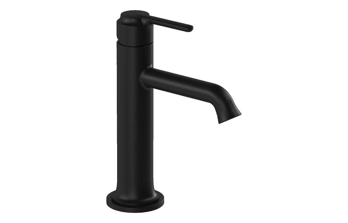 VitrA Origin Classic Basin Mixer (Top Handle): Brushed Gold, Chrome, Matt Black, Soft Copper