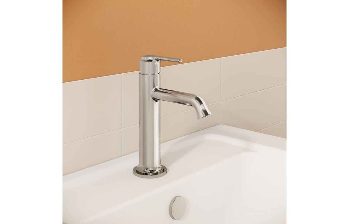 VitrA Origin Classic Basin Mixer (Top Handle): Brushed Gold, Chrome, Matt Black, Soft Copper