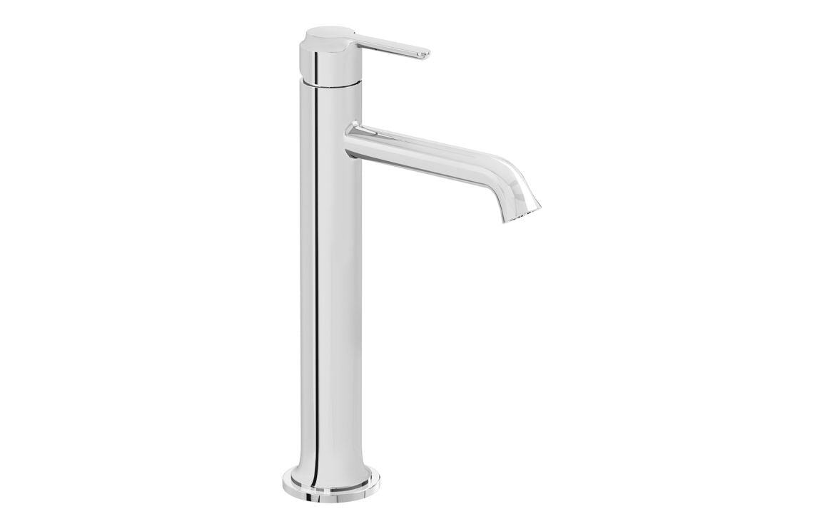 VitrA Origin Classic Tall Basin Mixer (Top Handle): Brushed Gold, Chrome, Matt Black, Soft Copper