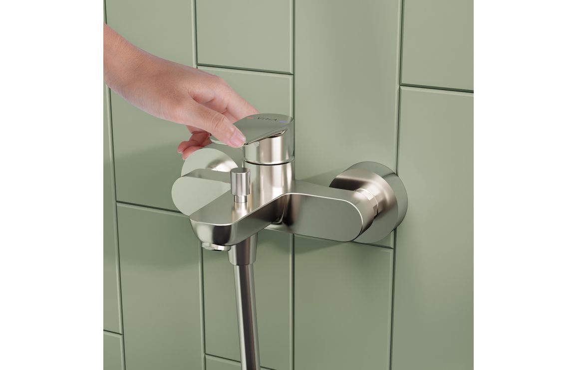 VitrA Flow Soft Wall Mounted Bath/Shower Mixer