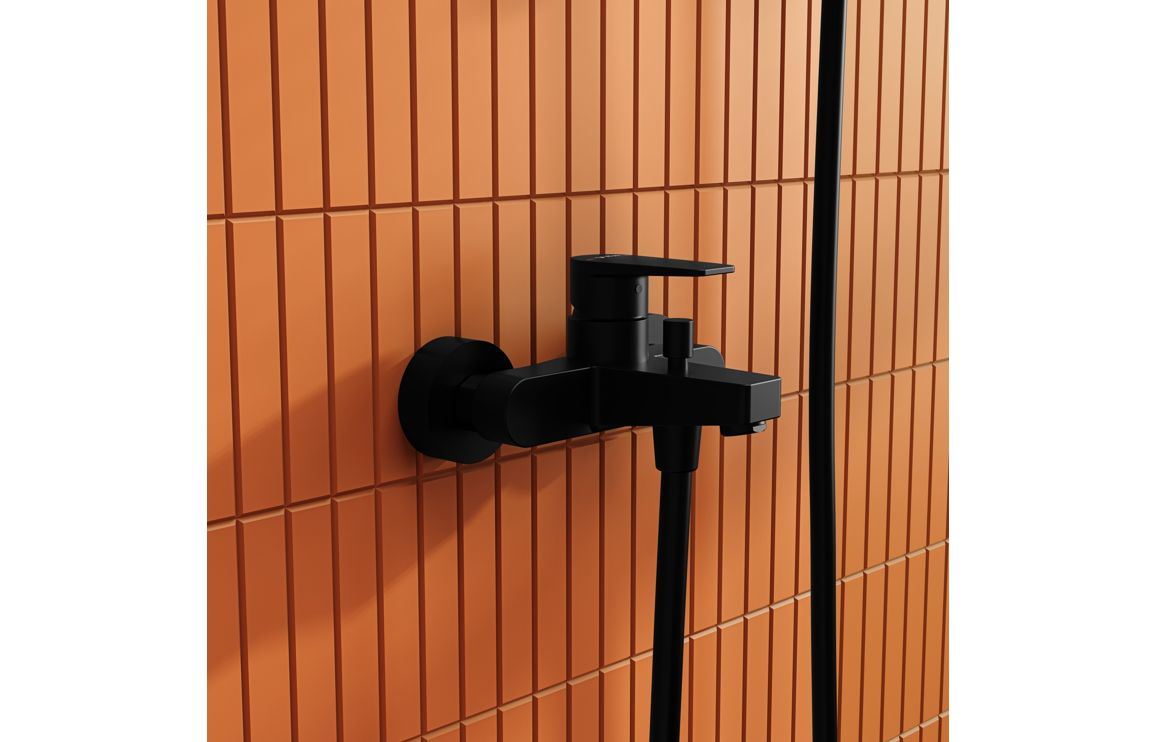 VitrA Flow Square Wall Mounted Bath/Shower Mixer