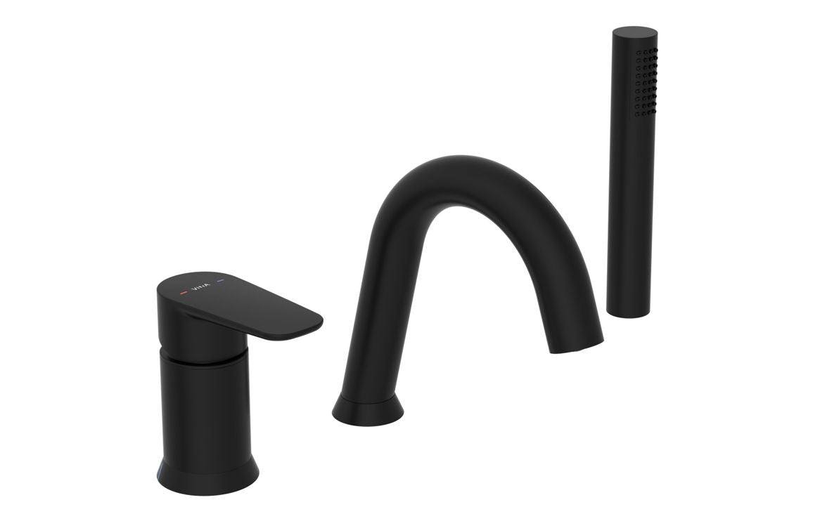 VitrA Flow Soft 3-Hole Bath/Shower Mixer