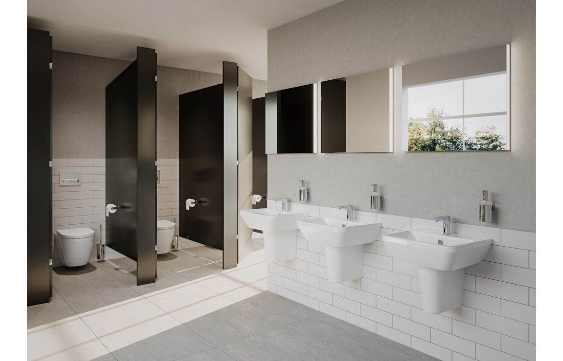 VitrA Integra 500x430mm 1TH Basin w/Overflow - White