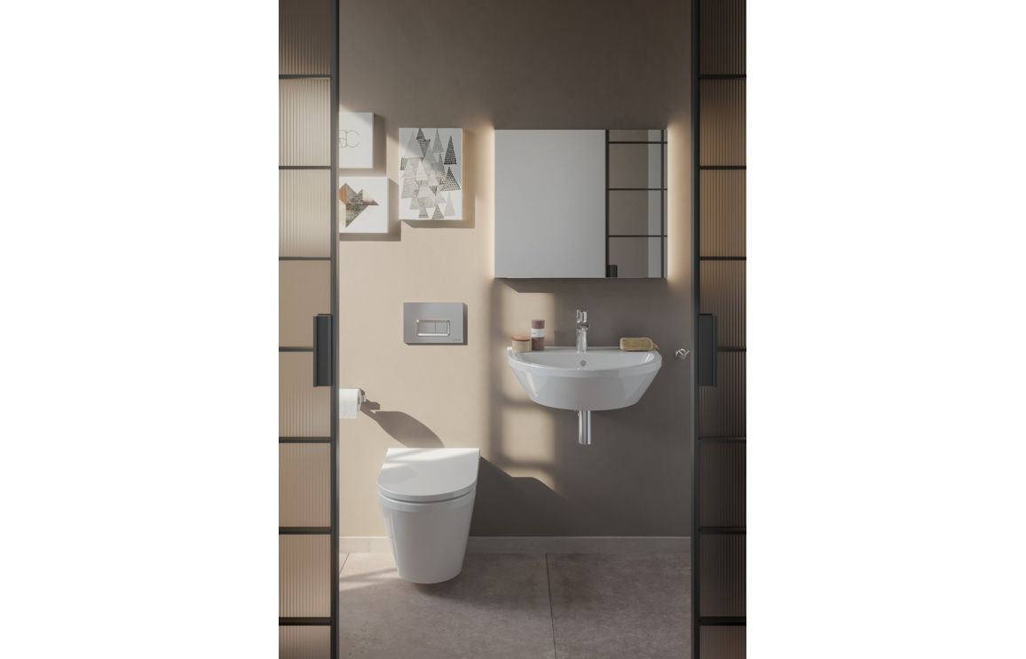 VitrA Integra 595x465mm 1TH Basin w/Overflow - White