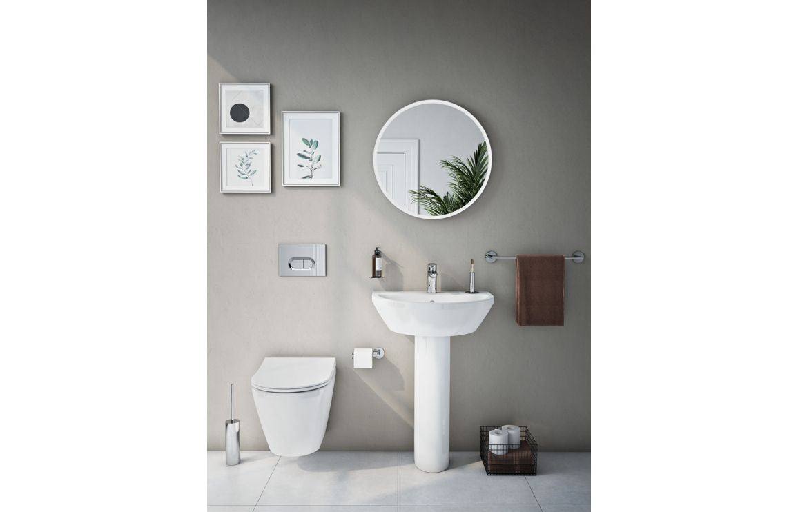 VitrA Integra 595x465mm 1TH Basin w/Overflow - White
