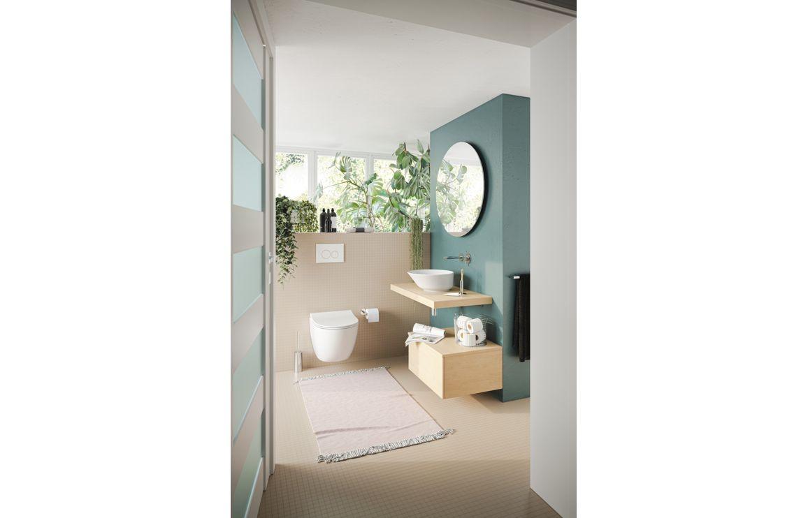 VitrA Geo 380x380mm 0TH Basin (No Overflow) - White